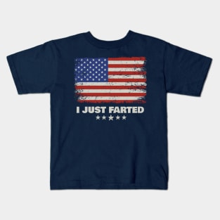 I Farted - Long Live America Kids T-Shirt